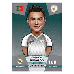 کیمدی کارت فوتبالی کیمدی کریستینو رونالدو سری پریمیوم توپ طلا - 2024