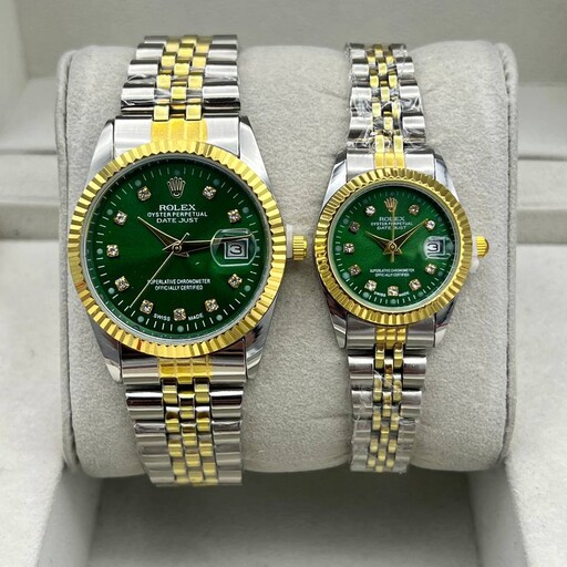 ست زنانه مردانه ساعت مچی رولکس دیت جاست  Rolex Date just