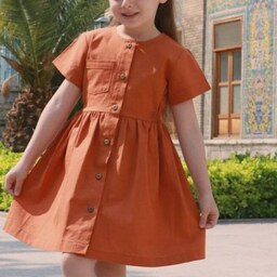 یراهن لینن دخترانه مناسب 6 ماه تا 6 سال( هم پیراهن و هم بادی امکان سفارش هست) در 6 رنگ