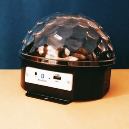 لامپ رقص نور  دیسکو بلوتوثی و اسپیکر دار  نیمکره مدل    magic ball