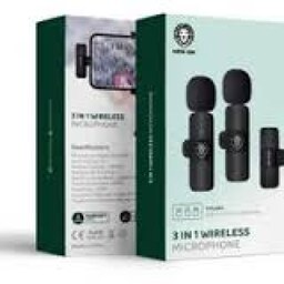 میکروفون بی سیم green lion 3 in 1 wireless microphone