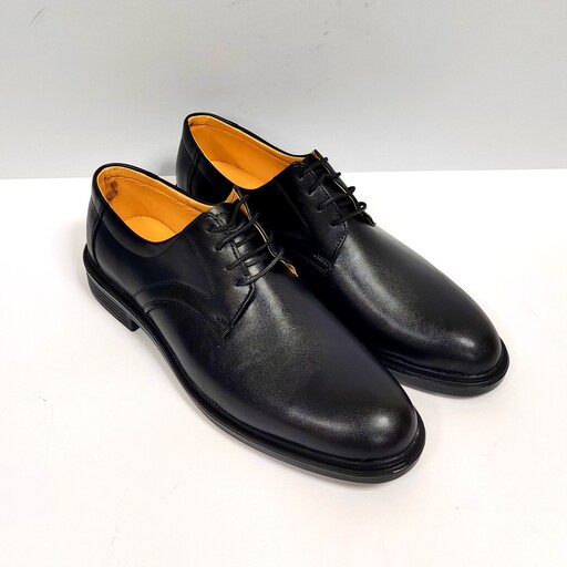 کفش چرم بزرگپای مردانه مجلسی رسمی اداری (طرح ساده ساعتی هشترک) کفش چرم صنعتی (44تا47 )