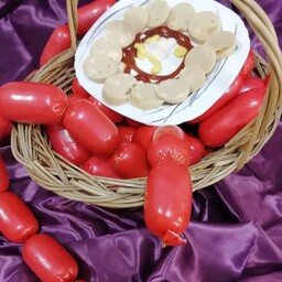 کوکتل-سوسیس مرغ پنیری (1 کیلوگرمی) با گوشت خالص سینه درجه یک، ارسال رایگان اصفهان