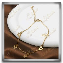 دستبند ستاره آویز استیل زنانه و دخترانه