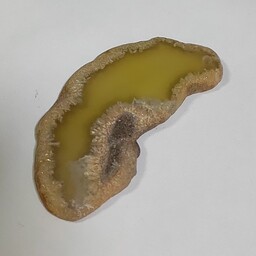 سنگ اسلایس عقیق انگوری راف تراش نخورده سنگ عقیق سبز انگوری مناسب تراش کد 8