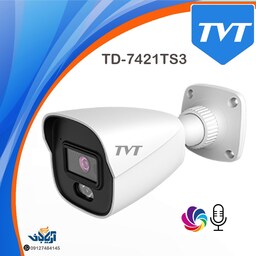 دوربین مداربسته بالت 2 مگاپیکسل HDTVI برند TVT مدل TD-7421TS3