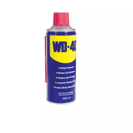 اسپری روغن و روان کننده  زنگ بر wd 40 حجم 400 میلی لیتر 