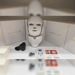  ماسک صورت و گردن ال ای دی LED و نور درمانی 