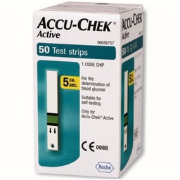 نوار تست قند خون اکیوچک اکتیو (50 عددی) accu-chek-active