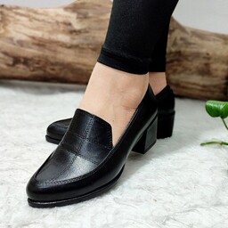 کفش طبی مدل چکاوک کفش اداری زنانه کفش پاشنه 5 سانت کیفیت عالی ارسال رایگان قالب استاندارد رنگ مشکی 