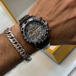 ساعت مردانه رولکس rolex  بدنه استیل سنگین با جعبه ارسال رایگان کدجدید