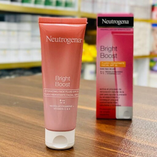 کرم ضد آفتاب و روشن کننده برایت بوست Bright Boost نوتروژینا اصلی NEUTROGENA