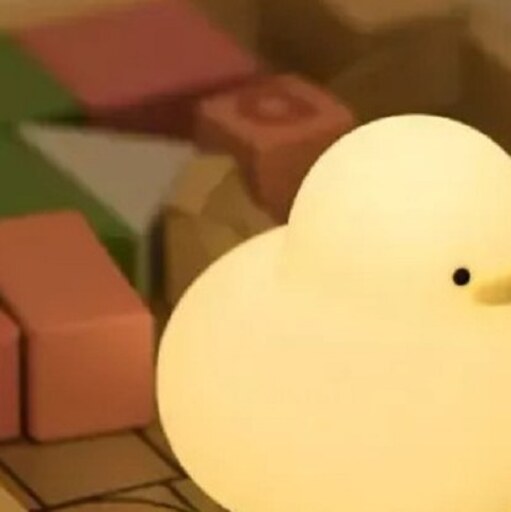 چراغ خواب فانتزی رومیزی قابل شارژ Tuantuan minimalist cute duck cartoon bedroom lamp