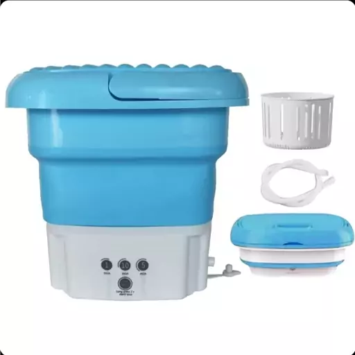 مینی واش قابل حمل (تاشو) Portable Washing Machine - لباسشویی کوچک - کهنه شور