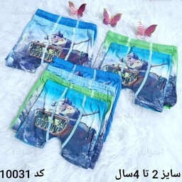 شورت پسرانه گیاهی پا دار 