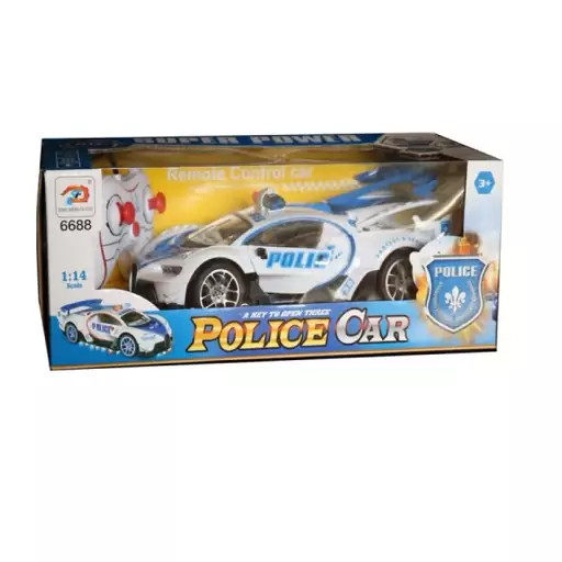 ماشین کنترلی پلیس بوگاتی مدل 6688 Police Car