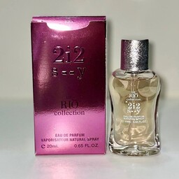 عطر جیبی زنانه 212 برند ریو حجم 20میل