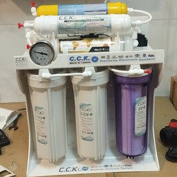 دستگاه 7 مرحله تصفیه آب خانگی مدل سی سی کا با پمپ و مخزن تایوانی ( آب شیرین کن)