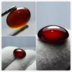 سنگ گارنت هسونایت طبیعی تراش Cabochon