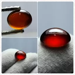 سنگ گارنت اصل و زیبا با تراش Cabochon 