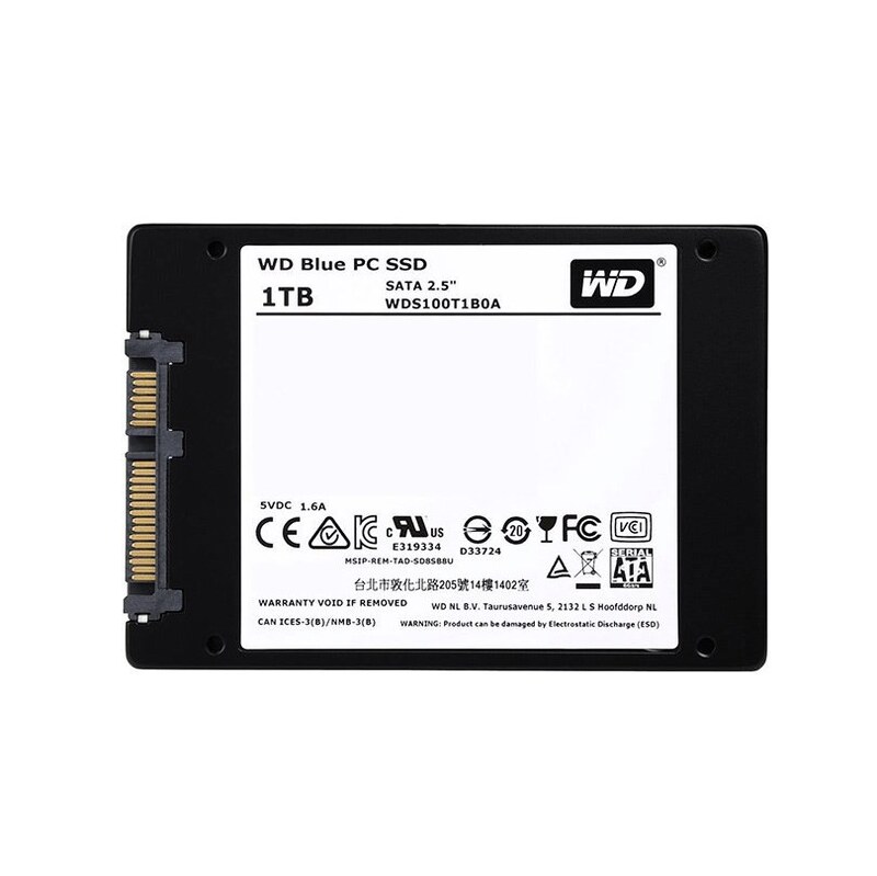 حافظه اس اس دی اینترنال وسترن دیجیتال مدل SSD WD BLUE WDS100T1B0A ظرفیت 1 ترابایت