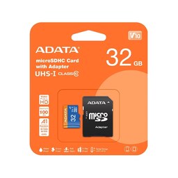 کارت حافظه microSDXC ای دیتا مدل ADATA Premier V10 A1 کلاس 10 استاندارد UHS-I سرعت 100MBps ظرفیت 32 گیگابایت