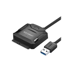 تبدیل USB 3.0 به SATA 3.0 همراه آداپتور یوگرین مدل UGREEN CR108 20611