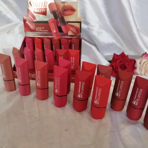 رژ لب جامد  رمانتیک Lipstick مات 24 ساعته Matte 