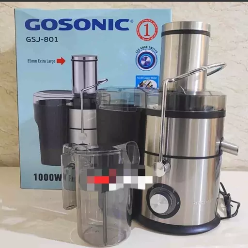 آبمیوه گیری تک کاره گوسونیک مدل Gsj-801 (کدff) 