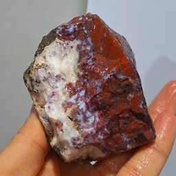 سنگ راف جاسپر سرخ یا جاسپر قرمز صد در صد طبیعی کد 18876
