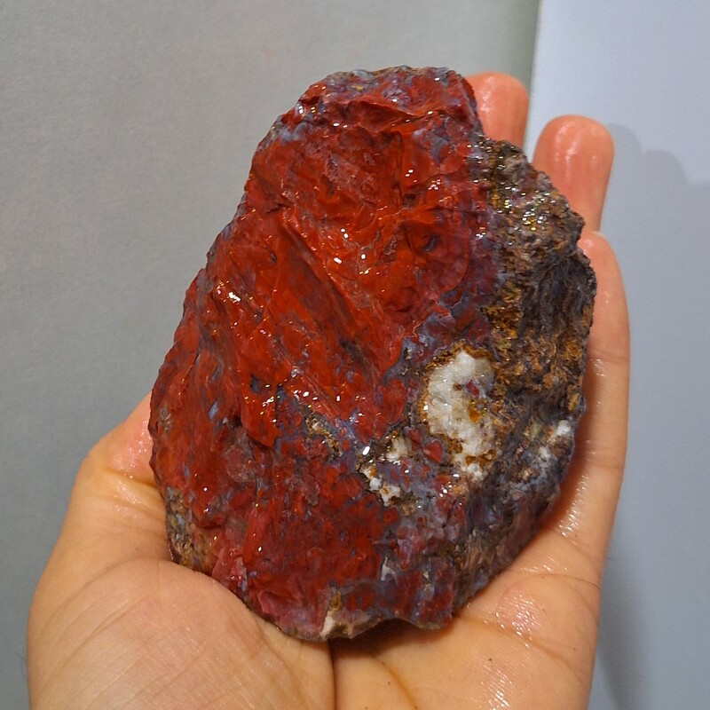 سنگ راف جاسپر سرخ یا جاسپر قرمز صد در صد طبیعی کد 18879
