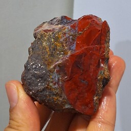 سنگ راف جاسپر سرخ یا جاسپر قرمز صد در صد طبیعی کد 18880