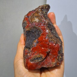 سنگ راف جاسپر سرخ یا جاسپر قرمز صد در صد طبیعی کد 18882