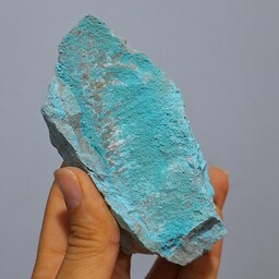 سنگ راف کریزوکولا  کله غازی (سبز آبی) خاص بسیار زیبا کاملا طبیعی چند درجه اختلاف رنگ در نظر بگیرید آبی نیست کد 19221