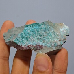 سنگ راف کریزوکولا  کله غازی (سبز آبی) خاص بسیار زیبا کاملا طبیعی چند درجه اختلاف رنگ در نظر بگیرید آبی نیست کد 19225
