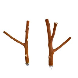 چوب قفس پرنده مدل طبیعی دو شاخه پت شاپ علی بابا 