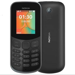 گوشی موبایل نوکیا کلیدی ساده مدلNokia 130 2017 8 MBحافظه 8 مگامگابایت دارای ریجستری با کد فعالسازی همراه18 ماه گارانتی