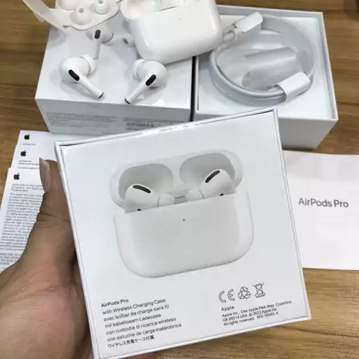 هدفون بی سیم  ایرپاد پرو اپل مدل airpod pro  های کپی درجه 1 ایرلند  Apple AirPods Pro  Wireless Headphones ضمانت 24  ماه