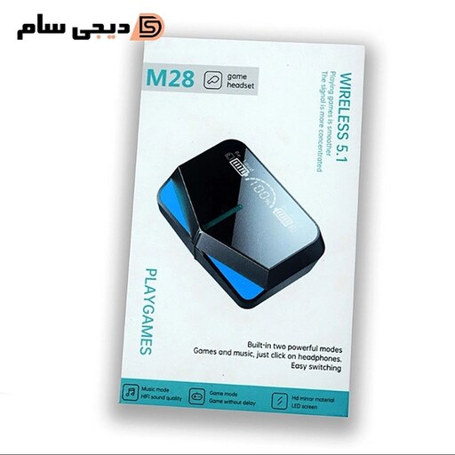 هدفون گیمینگ بی سیم مدل M28