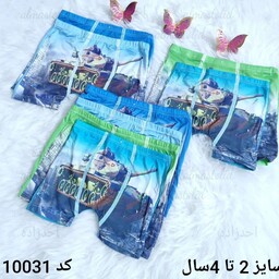 شورت  پسرانه گیاهی پا دار 