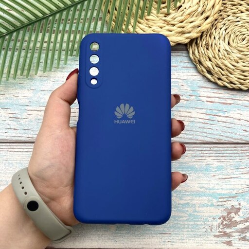 قاب گوشی Huawei Y9S - Honor 9X Pro هوآوی سیلیکونی های کپی طرح ساده سرمه ای محافظ لنز دار کد 34554