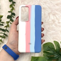 قاب گوشی Xiaomi 12T - Xiaomi 12T Pro - Redmi K50 Ultra شیائومی سیلیکونی پاک کنی اورجینال آبرنگی رنگین کمانی کد 19145