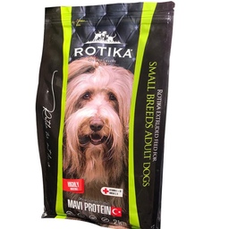 غذای خشک سگ نژاد کوچک بالغ روتیکا دو کیلویی