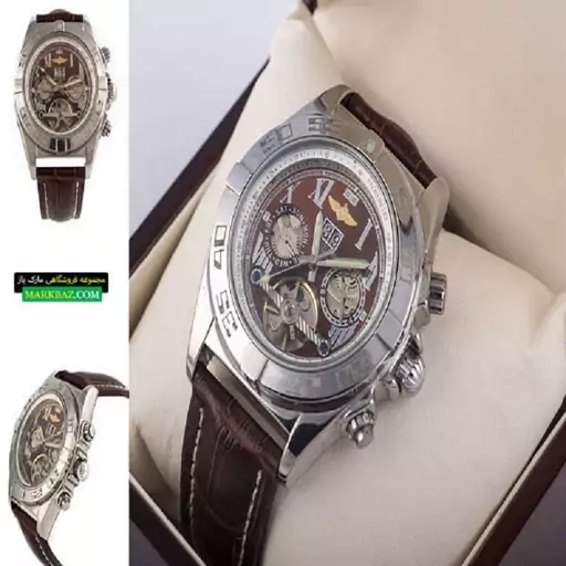 ساعت مچی برایتلینگ BREITLING AB01 سه موتوره تقویم دار کد 908