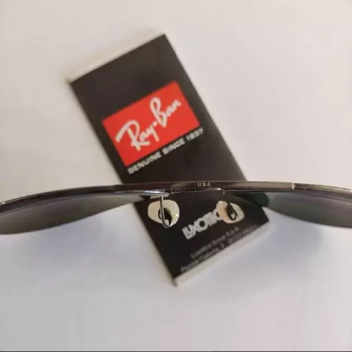 عینک آفتابی ریبن خلبانی RayBan مدل 3026 شیشه سبز فریم مشکی کد199