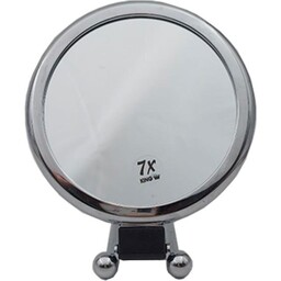 آینه آرایشی بزرگنمایی 7 ایکس کینگ silver اورجینال ا cosmetic mirror 7x king