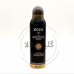 اسپری اکو (ecco) اصلی مردانه رایحه ازارو وانتد(AZZARO  WANTED) 200میل