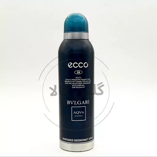 اسپری اکو (ecco) اصلی مردانه رایحه بولگاری آکوا پور هوم ( BVLGARI) 200 میل