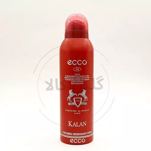 اسپری( ecco) اصلی مردانه رایحه کالان مارلی قرمز ( KALAN) 200 میل