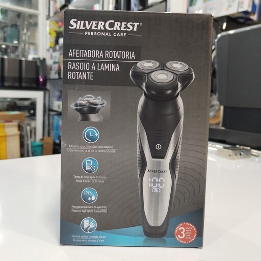 ریش تراش سه تیغ سیلور کرست ضد آب SILVER CREST ROTARY SHAVER HG06653-BS